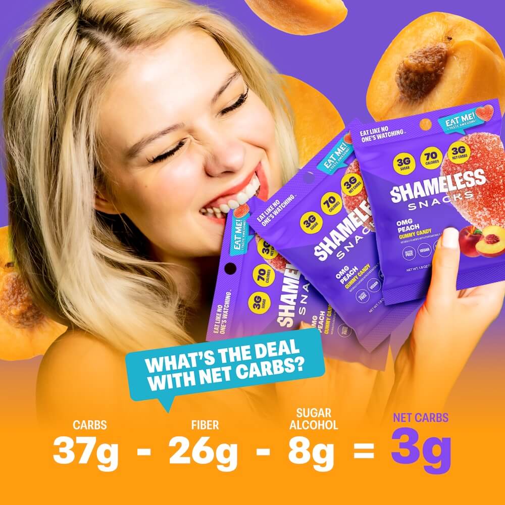 OMG Sour Peach Gummies - Image 10