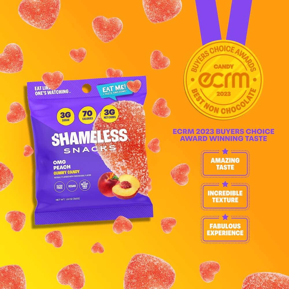 OMG Sour Peach Gummies - Image 6