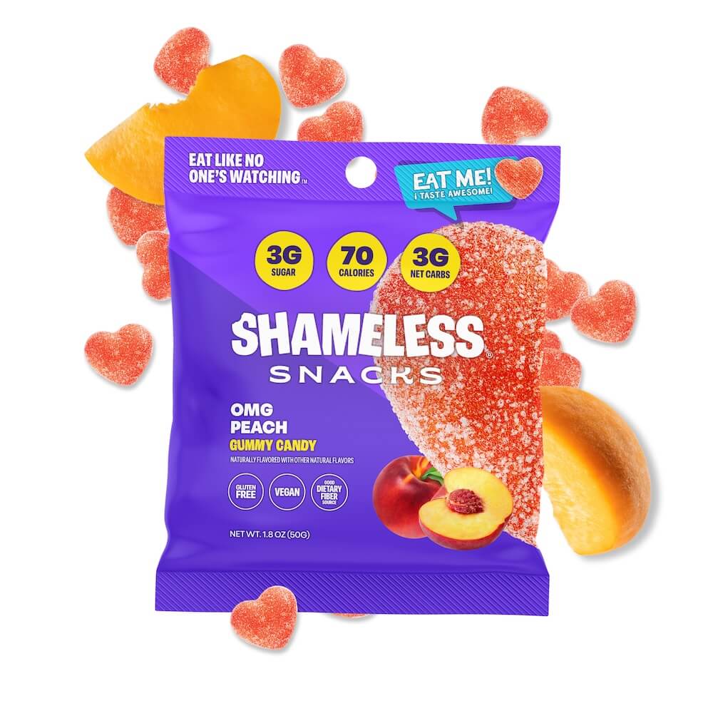 OMG Sour Peach Gummies - Image 9